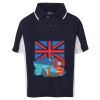 Podium Kids Contrast Polo Thumbnail