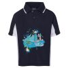 Podium Kids Contrast Polo Thumbnail