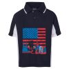 Podium Kids Contrast Polo Thumbnail