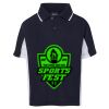 Podium Kids Contrast Polo Thumbnail