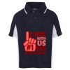 Podium Kids Contrast Polo Thumbnail
