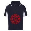 Podium Kids Contrast Polo Thumbnail