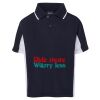 Podium Kids Contrast Polo Thumbnail