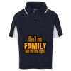 Podium Kids Contrast Polo Thumbnail