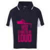Podium Kids Contrast Polo Thumbnail