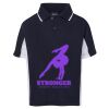 Podium Kids Contrast Polo Thumbnail